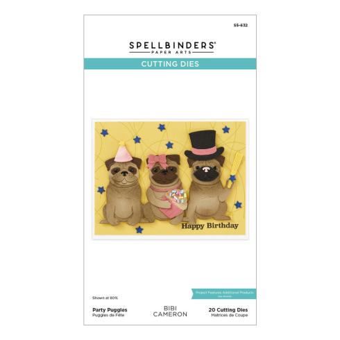 Spellbinders - Stanzschablone "Party Puggles" Dies