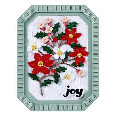 Spellbinders - Stanzschablone "Poinsettia Spray" Dies