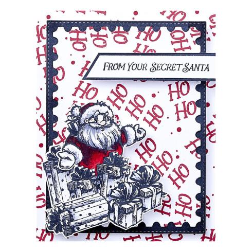 Spellbinders - Stanzschablone "Sketched Santas" Dies by Simon Hurley