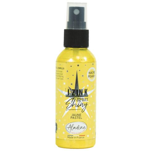 Aladine - Izink Spray Shiny "Jaune Pastel" 80ml