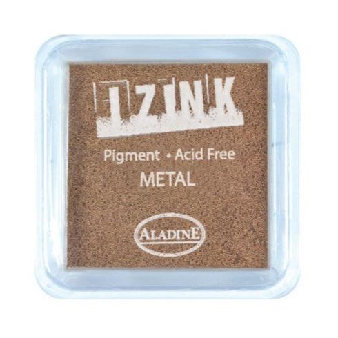 Aladine - Izink Pigment Ink Pad "Metal Copper" Pigment Stempelkissen