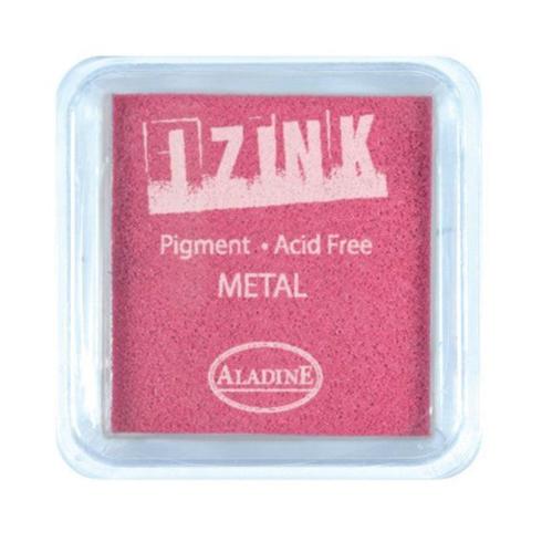 Aladine - Izink Pigment Ink Pad "Metal Pink" Pigment Stempelkissen