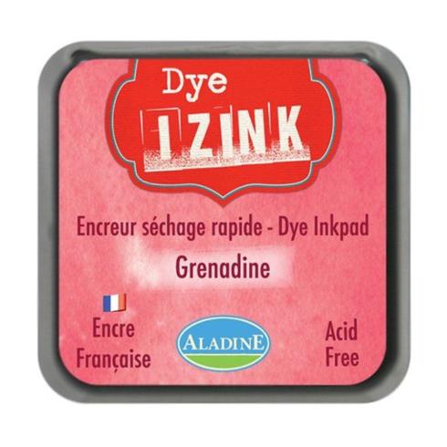 Aladine - Izink Dye Ink Pad "Rouge Grenadine" Pigment Stempelkissen