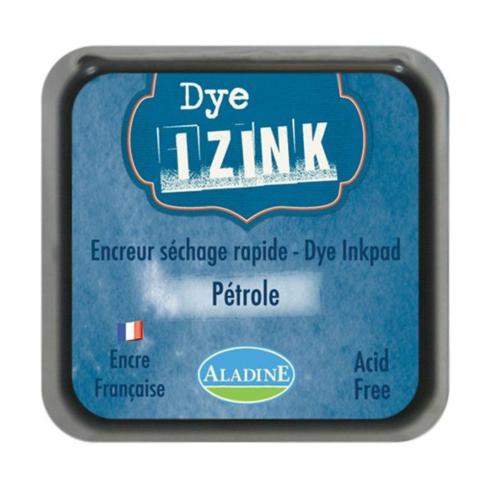 Aladine - Izink Dye Ink Pad "Bleu Petrole" Pigment Stempelkissen