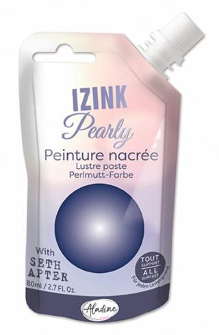 Aladine - Perlmutt Paste "Indigo" Izink Pearly Lustre Paste 80ml