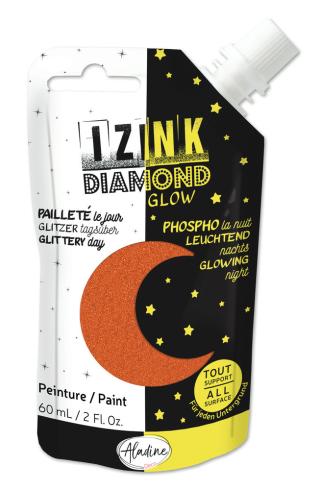 Aladine - Glitzer & Nachtfarbe "Copper" Izink Diamond Glow Paint 60ml