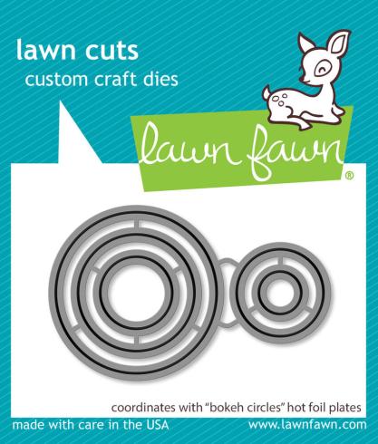 Lawn Fawn - Stanzschablone "Bokeh Circles Hot Foil Plates Coordinating" Dies