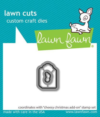 Lawn Fawn - Stanzschablone "Cheesy Christmas" Add-on Die