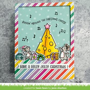 Lawn Fawn - Stempelset "Cheesy Christmas" Clear Stamps