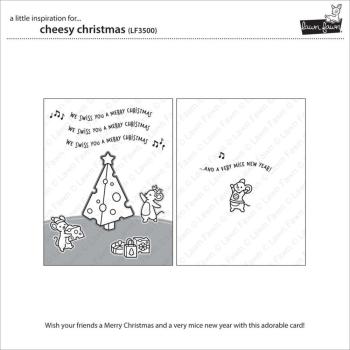 Lawn Fawn - Stempelset "Cheesy Christmas" Clear Stamps