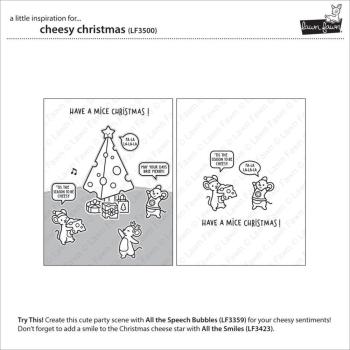 Lawn Fawn - Stempelset "Cheesy Christmas" Clear Stamps