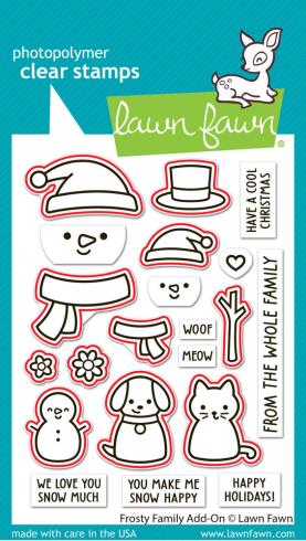 Lawn Fawn - Stanzschablone "Frosty Family Add-On" Add-on Die