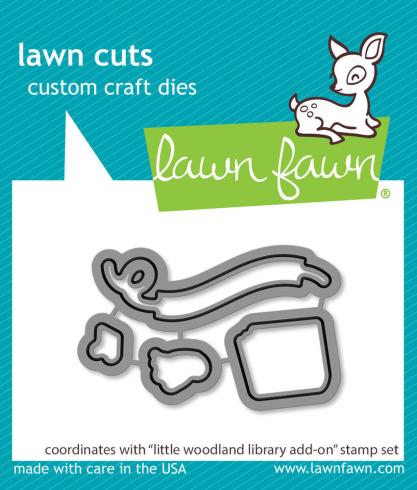 Lawn Fawn - Stanzschablone "Little Woodland Library" Add-on Die