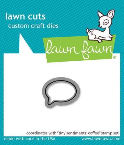 Lawn Fawn - Stanzschablone "Tiny Sentiments: Coffee" Dies