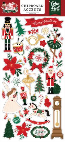 Echo Park - Sticker "Nutcracker Christmas" Chipboard 6x13 Inch