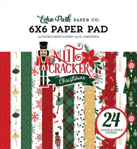 Echo Park - Designpapier "Nutcracker Christmas" Paper Pack 6x6 Inch - 24 Bogen