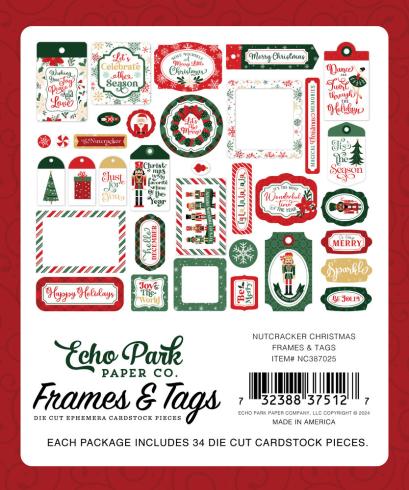 Echo Park - Stanzteile & Anhänger "Nutcracker Christmas" Frames & Tags 