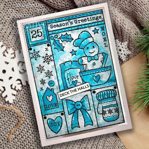 Woodware - Stempel "Winter Sampler" Clear Stamps Design by Francoise Read