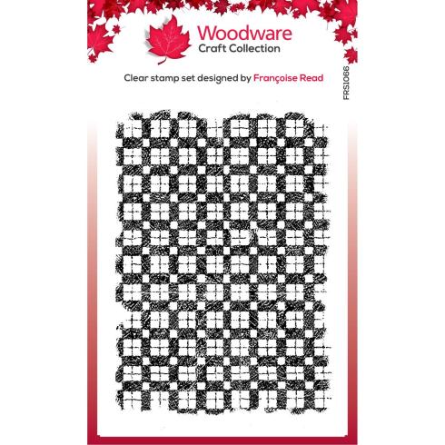 Woodware - Stempel "Faded Gingham" Clear Stamps Design by Francoise Read