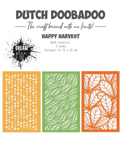 Dutch Doobadoo - Schablone 15x24cm "Happy Harvest" Stencil