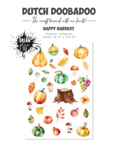 Dutch Doobadoo - Aufkleber "Happy Harvest" Sticker