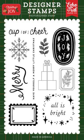 Echo Park - Stempelset "Cup Of Cheer" Clear Stamps