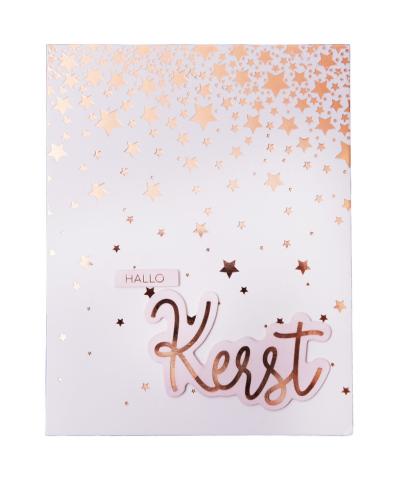 Studio Light - Foliertes Papier "Rose Gold Christmas" Foiled Cards Paper Pad 10,8x14cm - 24 Bogen