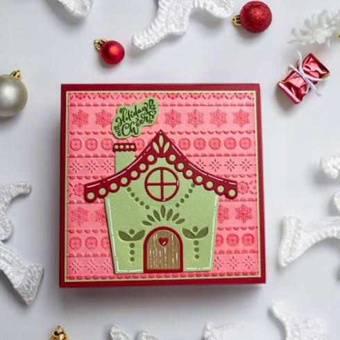 Nellie Snellen - Prägefolder "Scandinavian Christmas" 3D Embossing Folder 