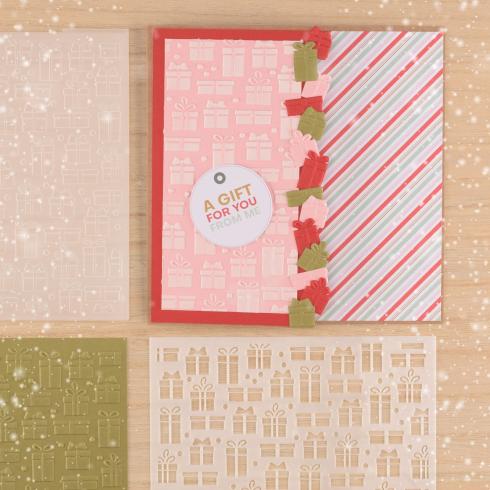 Nellie Snellen - Prägefolder "Presents" 3D Embossing Folder 