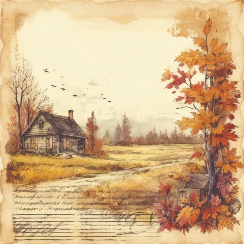 Creative Expressions - Designpapier "Autumn Song" Paper Pack 8x8 Inch - 24 Bogen  