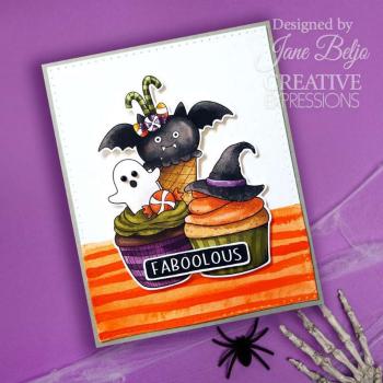 Creative Expressions - Stempelset "Spooktacular" Clear Stamps 15,2x20,3cm Design by Jane's Doodles