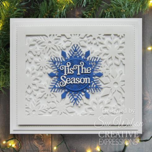 Creative Expressions - Stanzschablone "Festive Collection Snowflake Floating Frame" Craft Dies Design by Sue Wilson