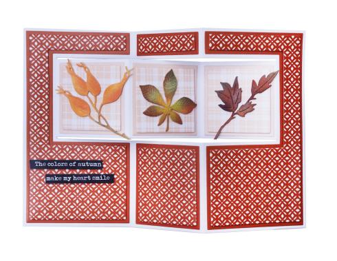 Studio Light - Designpapier "Autumn Oranges" Paper Pad A5 - 36 Bogen