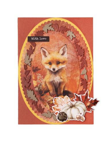 Studio Light - Cardstock "Shades Of Orange" Unicolor Paper Pad A5 - 36 Bogen