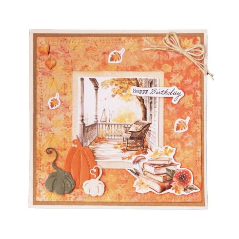 Studio Light - Cardstock "Shades Of Orange" Unicolor Paper Pad A5 - 36 Bogen