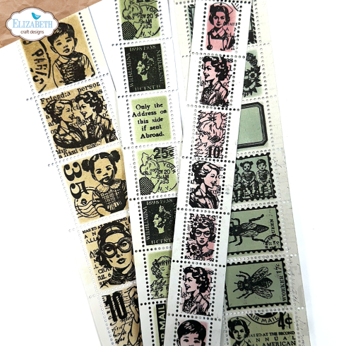 Elizabeth Craft Designs - Stempelset "Postage Stamps 1 " Clear Stamps