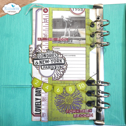 Elizabeth Craft Designs - Stanzschalone "Frame Page with Gerbera's" Dies