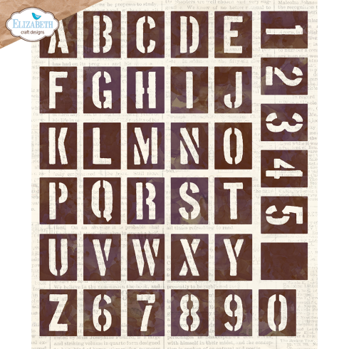 Elizabeth Craft Designs - Stanzschalone "Stencil Alphabet" Dies