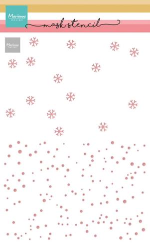 Marianne Design - Schablone 14,85x21cm "Snow" Stencil