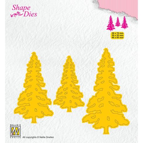 Nellie Snellen - Stanzschablone "Pinetrees" Shape Dies