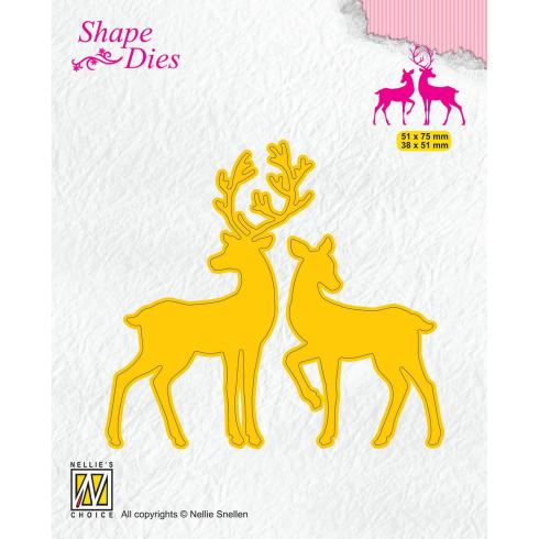 Nellie Snellen - Stanzschablone "Deer" Shape Dies