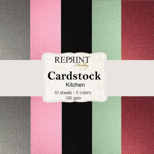 Reprint - Cardstock "Kitchen" 12x12 Inch - 10 Bogen