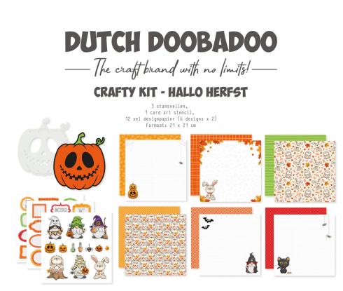 Dutch Doobadoo - Papier Kit "Hallo Herfst" Crafty Kit - 12 Bogen