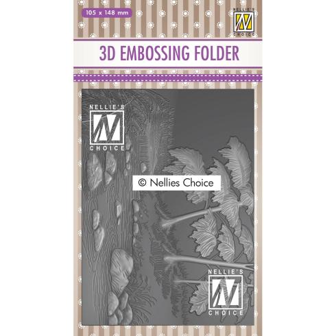 Nellie Snellen - Prägefolder "Waterfall" 3D Embossing Folder 