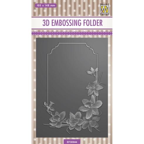 Nellie Snellen - Prägefolder "Flowers Daffodils" 3D Embossing Folder 