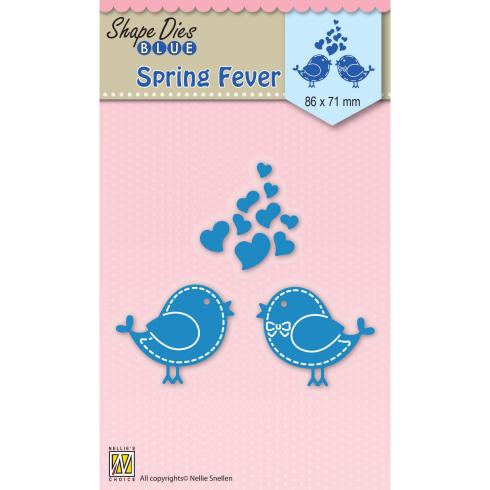 Nellie Snellen - Stanzschablone "Spring Fever" Blue Dies