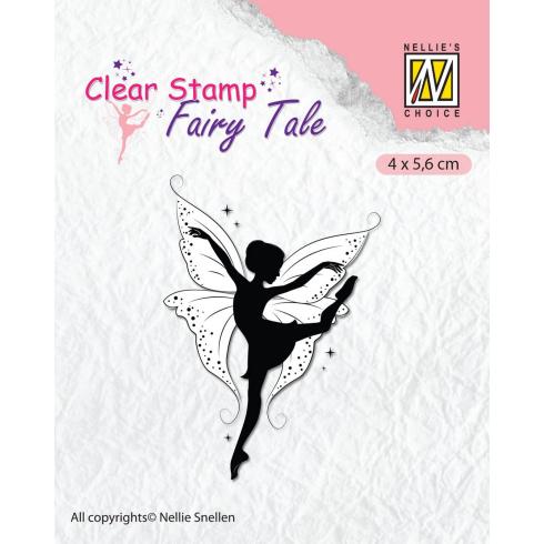 Nellie Snellen - Stempel "Dancing Fairy" Clear Stamps Fairy Tale