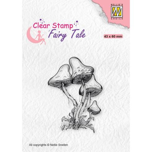 Nellie Snellen - Stempel "Mushrooms" Clear Stamps Fairy Tale