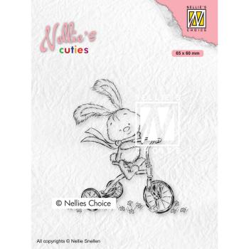 Nellie Snellen - Stempel "Javi with Full Speed" Clear Stamps Cuties