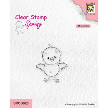 Nellie Snellen - Stempel "Chickies: Learn To Fly" Clear Stamps Spring